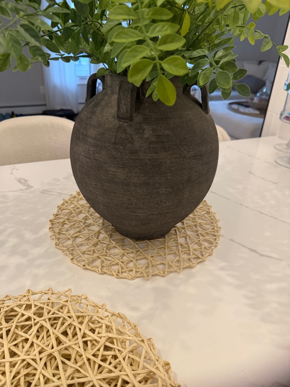 6 NEW beige placemats